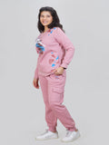 Printed Sweatshirt & Jogger Set