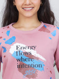 Printed Sweatshirt & Jogger Set