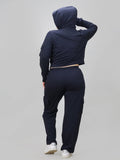 ZIP Me Up Hooded Tracksuit - Black |Full Sleeves | Co-Ord for Women