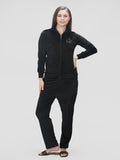 BLACK Zip Me Up  Classy Track Suit