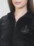 BLACK Zip Me Up  Classy Track Suit