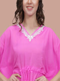 BEAUTIFUL  GEORGETTE KAFTAN SHORT NIGHTY