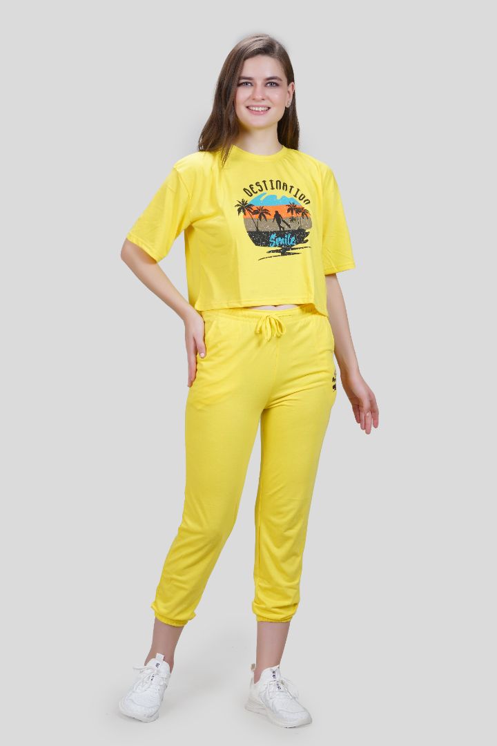 YELLOW VACATION CO-ORD SET