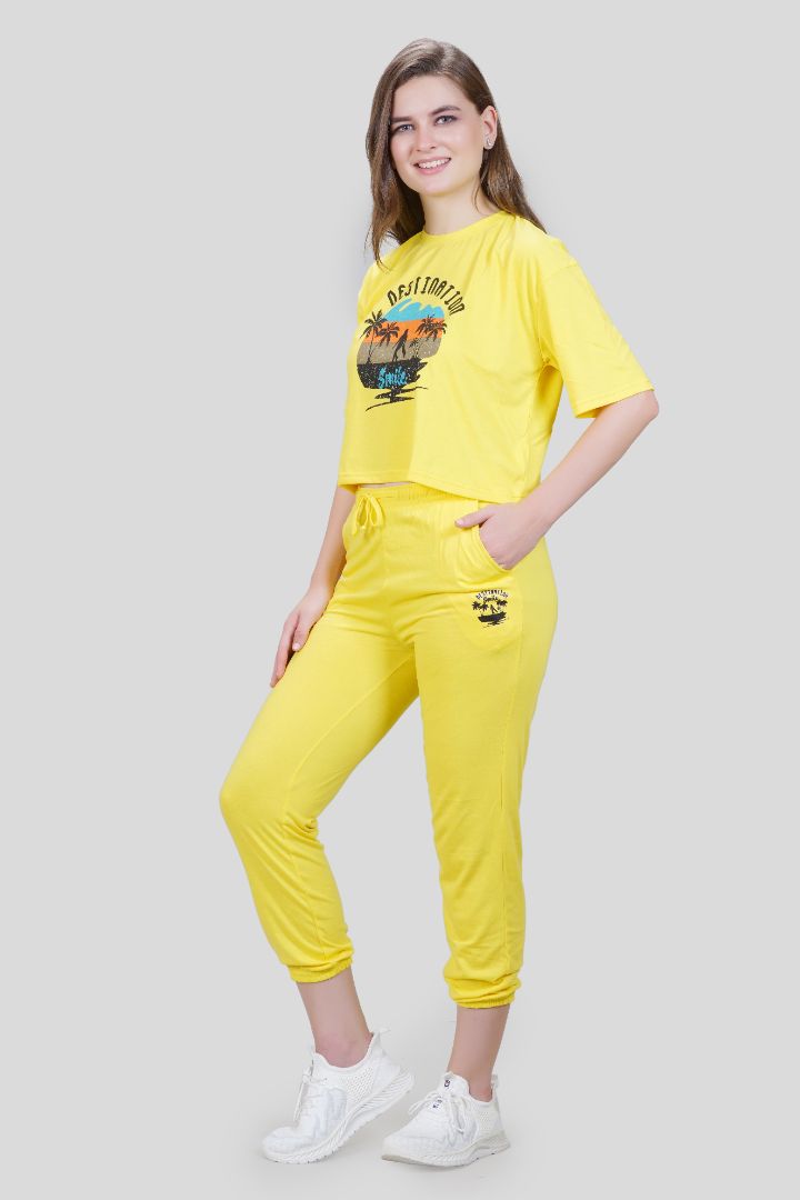 YELLOW VACATION CO-ORD SET