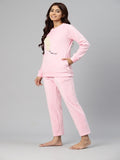 Women’s Super Soft Velour Pyjama Set  |  Round Neck | Long Sleeves | Winter Wear