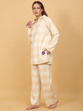 Beign Hoodie Printed Pyjama Set