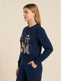 Fleece Round Neck Pyjama Set